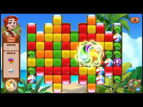 Lost Island Blast Adventure Level 1257 - NO BOOSTERS 🏝️ | SKILLGAMING ✔️