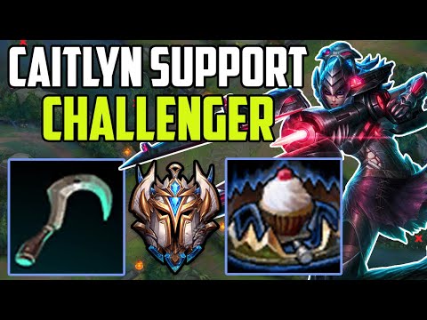 Caitlyn Support in CHALLENGER! I'm LITERALLY POPPING OFF! (Secret Wave)