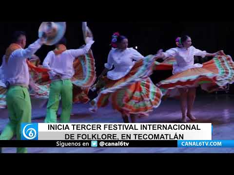 Video: Inicia Tercer Festival Internacional de Folklore, en Tecomatlán