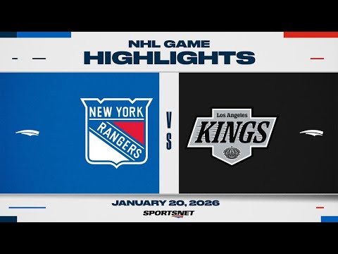 NHL Highlights | Rangers vs. Kings - January 20, 2026