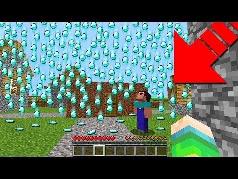 NOOB VS ELMAS YAĞMUR FIRTINASI 😂 - Minecraft