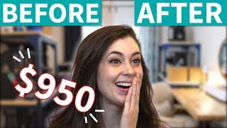Under $1000 Guest Room / Home Office Makeover