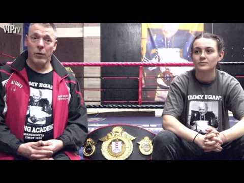 England new 54kg female youth champion Courtney McCarthy