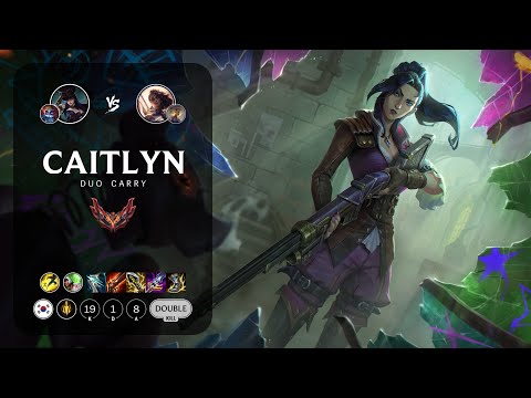 Caitlyn ADC vs Samira - KR Grandmaster Patch 12.22