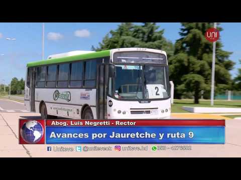 Avances por Jauretche y ruta 9