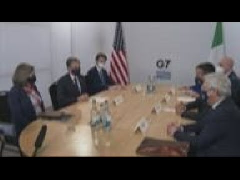 Blinken meets Italian FM Luigi Di Maio