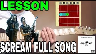 SCREAM (Avenged Sevenfold)How to play (Chords+TAB)Full lesson