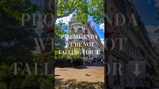 PROPAGANDA we're not falling for ✈️🧳💰 Read the description ⬇️ #travel #europetravel #youtubeshorts