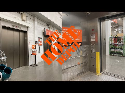 MASSIVE ThyssenKrupp Traction Freight Elevators - The Home Depot, Westlake Center - Daly City, CA