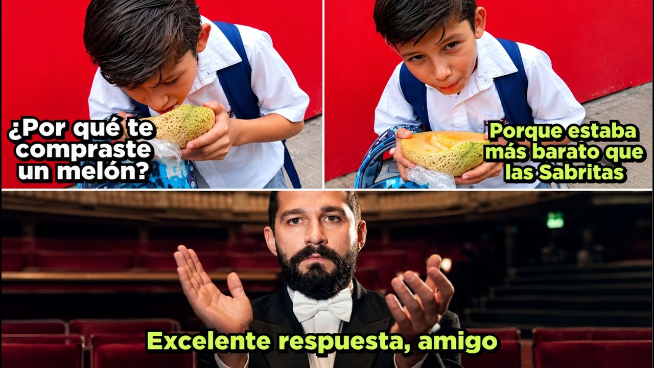 PEQUEÑO PREFIERE COMPRAR UN MELON que SABRITAS y SU RESPUESTA LO HACE VIRAL