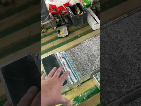 Монтаж воздушного отопления, второй этап