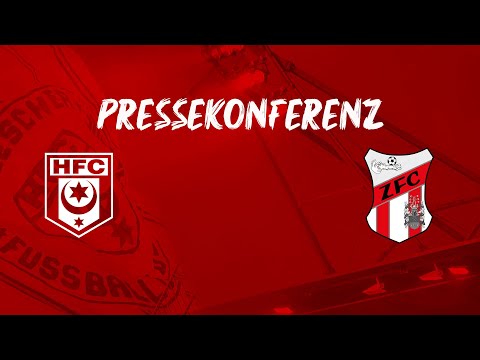 Pressekonferenz vor dem Spiel des HFC gegen ZFC Meuselwitz