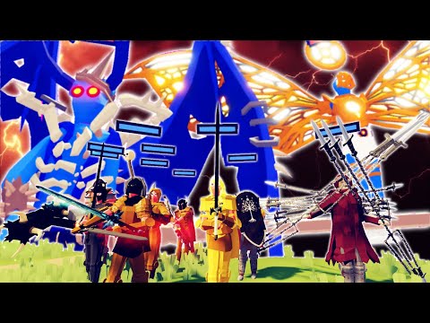 Chronomancer & Void Monarch vs RPG TABS Faction 1v1 - TABS MODS GAMEPLAY