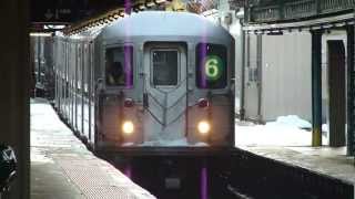 preview picture of video 'IRT Pelham Line: R62A 6 Train at Pelham Bay Park (PM Rush Hour)'