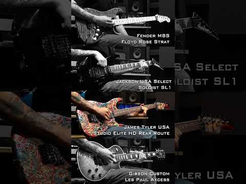 Fender vs Jackson vs James Tyler USA vs Gibson | Bon Jovi - Livin' On A Prayer