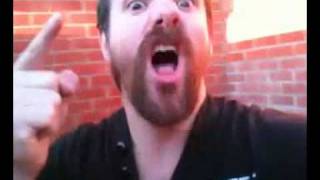 Angry Man upset over Wood Fence and gate