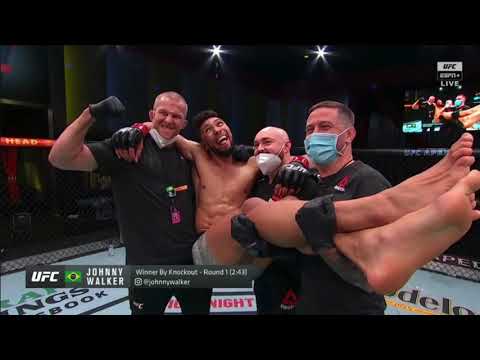 Johnny Walker vs Ryan Spann... A KO + A Weird Celebration