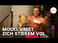 Model vreet KFC vlak voor fotoshoot | HEREN UIT DE KLEREN #09