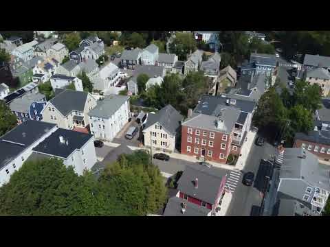 Salem, Massachusetts shot by Witch on a Broom Tour (DJI Mini 2 drone)