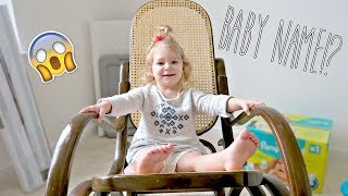 Getting Furniture For The Nursery & Huge Baby Name HINT!