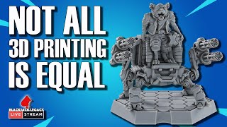 3D PRINTED MINIATURES ARE NOT ALL THE SAME! - Monday Night Live