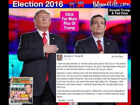 TRUMP vs TED CRUZ, WHO'S LYING? (NATIONAL ENQUIRER STORY)