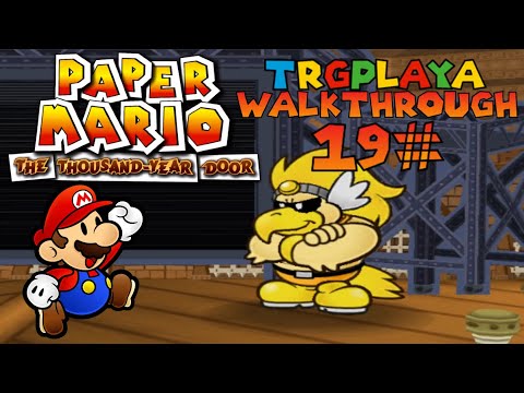 Paper Mario TTYD: Walkthrough Part 19: Fight The Champ Rawk Hawk (1080p)