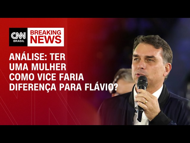 Flávio não ter uma mulher como vice pode prejudicar a campanha? Veja análise | LIVE CNN