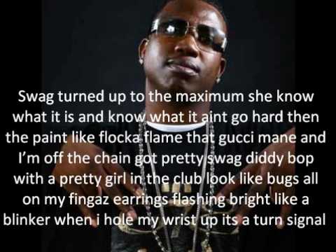Soulja Boy (ft. Gucci Mane) - Pretty Boy Swag Remix with Lyrics On The Screen!!