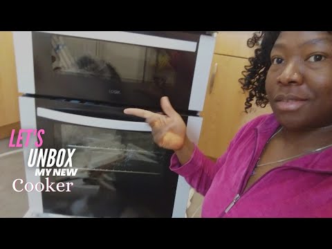 Unboxing LOGIK - LFTG60W16 60cm Gas Cooker - White.