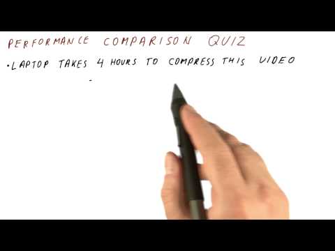 Performance Comparison Quiz - Georgia Tech - HPCA: Part 1