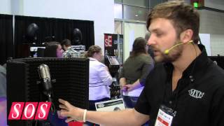 Video thumbnail for MXL CR77 dynamic mic - Summer NAMM 2013 by Sound On Sound magazine