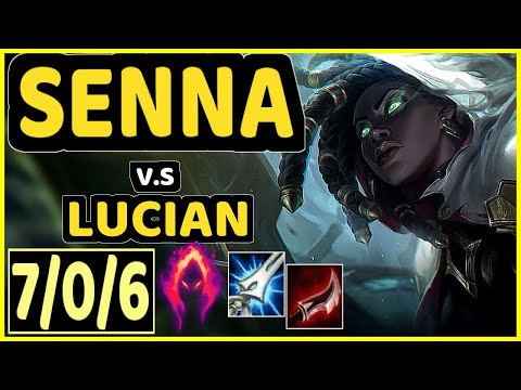 YUUKI60 (SENNA) vs LUCIAN - 7/0/6 KDA BOTTOM ADC GAMEPLAY - EUW Ranked MASTER