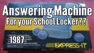 We Found a Hidden Locker Tape From 1987... Unbelievable! 1987 high school locker recorder tape