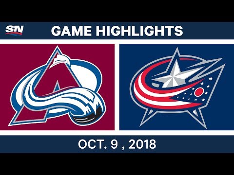 NHL Highlights | Avalanche vs. Blue Jackets - Oct. 09, 2018