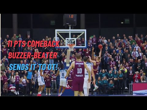 Comeback from 11 pts in crunch time and OT win! Lietkabelis  vs Turk Telekom at Eurocup Round 7