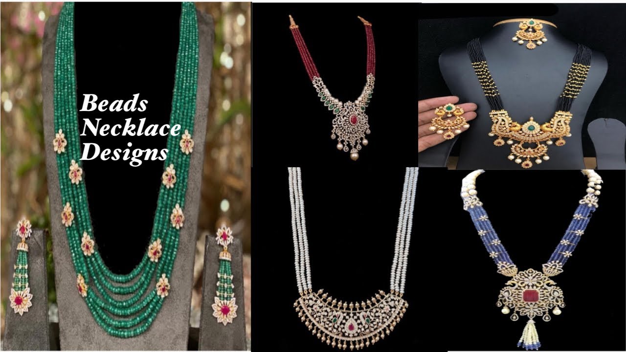 Watch video Latest Beads Necklace Designs|Latest Indian beads Jewelry Designs|My favorite Memories Now Latest Beads Necklace Designs|Latest Indian beads Jewelry Designs|My favorite Memories