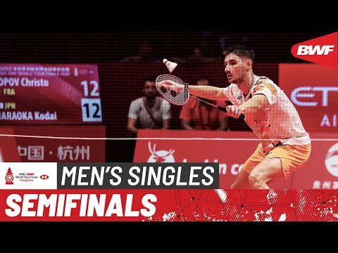 HSBC BWF World Tour Finals 2025 | Christo Popov (FRA) vs. Kodai Naraoka (JPN) | SF
