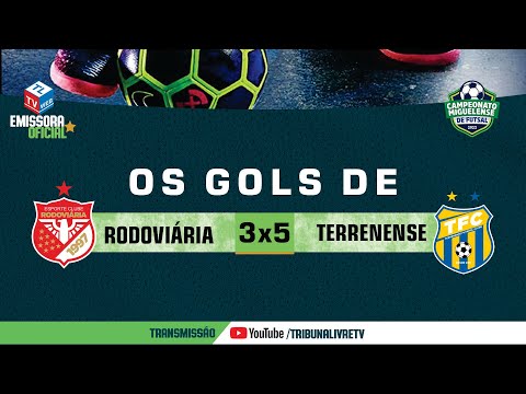 Os gols de RODOVIÁRIA 3 x 5 TERRENENSE | Campeonato Miguelense de Futsal 2022