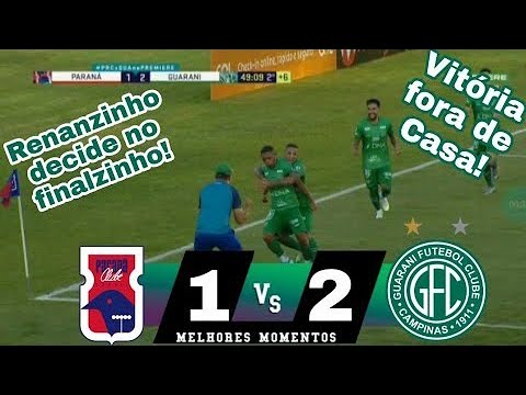 Paraná 1 x 2 Guarani Melhores Momentos Brasileirão Série B | 23/11/2020