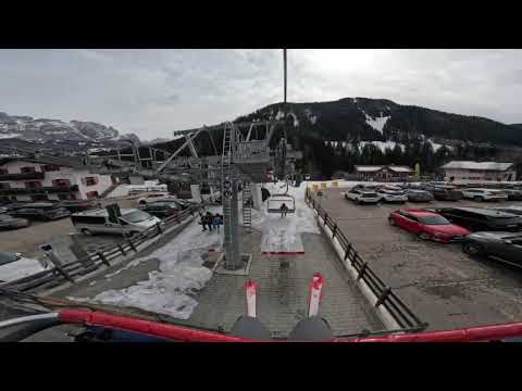 discesa integrale seggiovia leitner Colz la villa