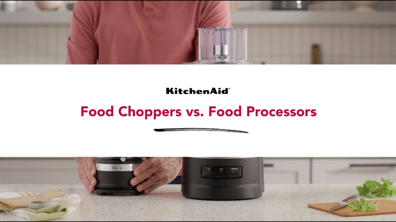 What’s the difference between a chopper and food processor? EN General