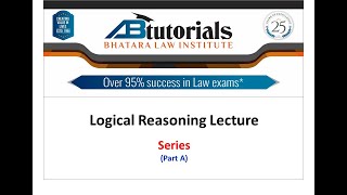 Series (Part A) - Logical Reasoning Lecture 