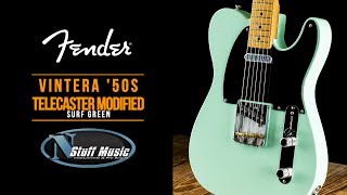 Video thumbnail for The ALL-NEW Fender Vintera '50s Telecaster Modified - In-Depth Demo! by N Stuff Music