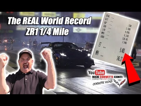 THE REAL 2019 ZR1 WORLD 1/4 MILE RECORD & A COOL ZR1 COMMERCIAL Video