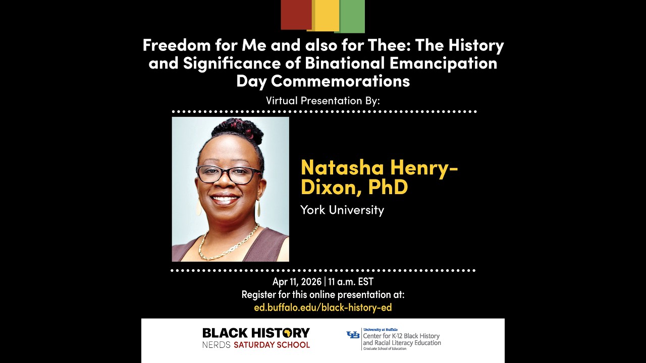 Natasha Henry-Dixon, PhD | York University Freedom for Me and also for Thee: The History and Significance of Binational Emancipation Day Commemorations 