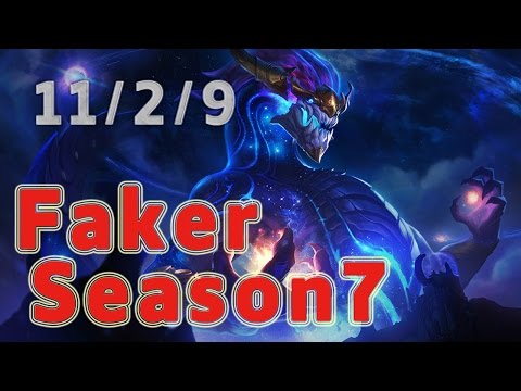 SKT T1 Faker Aurelion Sol MID vs Rumble Patch 7.7