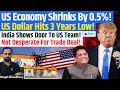Trump Sparks De Dollarisation Fears US GDP Shrinks Plunges India US Trade Deal Stalls Kinjal
