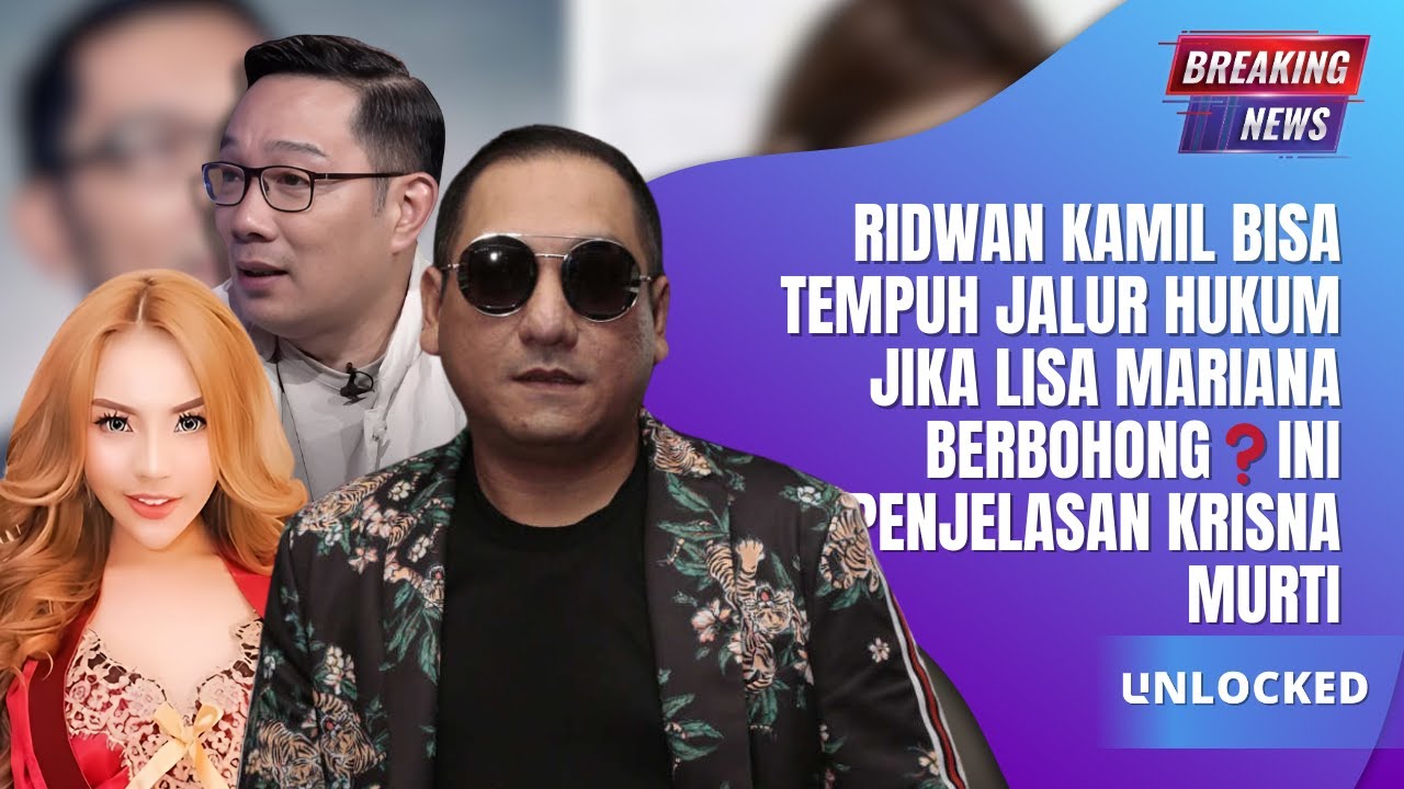 Kasus Dugaan Perselingkuhan Ridwan Kamil dan Selegram Lisa Mariana Semakin Panas, Ini Respon Kuasa Hukum