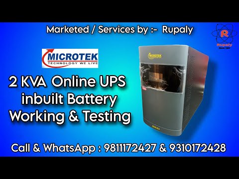 Microtek MAX 2KVA (With Internal Batteries) Online UPS